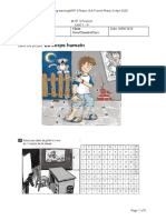 MYP 3 French Worksheet 5 Unit1 - 4 - Phase 1 Tejashri J