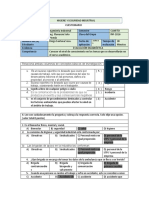 CUESTIONARIO DE DIAGNOSTICO Higiene y Seg. Ind