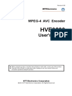 User's Guide: MPEG-4 AVC Encoder