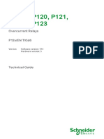 Micom P120, P121, P122 & P123: Overcurrent Relays P12X/En T/Gd6