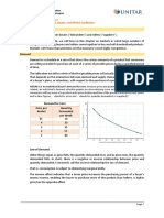 Markets: Excerpts of Reading Assignment LESSON 1, Chapter 3: Demand, Supply, and Market Equilibrium