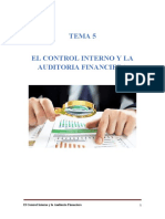 Control Interno y La Auditoría Financiera