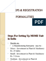 Ssi Steps & Registration Formalities