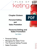 Chapter Sixteen: Personal Selling and Sales Promotion