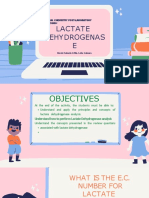 Lactate Dehydrogenas E: Clinical Chemistry Post-Laboratory Discussion