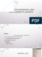 Lecture 11 Sedative-Hypnotic and Anti-Anxiety Agents