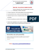 Indicaciones Del Taller de Computación