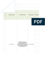 Matriz de Riesgo y Oportunidades Gestión de Planta Fisica