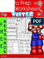 FREENoPrepMusicWorksheetsWinter 1