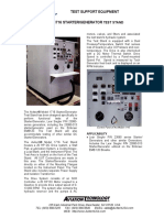 Test Support Equipment Model 1716 Starter/Generator