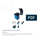 Automatic Wheel Balancer, 3 Alu Programs U-520 - Lincos