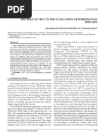 The Role of CBCT in The Evaluation of Periodontal Diseases