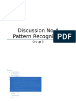 Discussion No 4 Pattern Recognition: Group 3