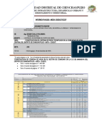 Informe de Entrega de Pre Liquidacion