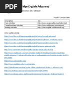 Cambridge English Advanced: ESOL Examinations - C1-C2 Level