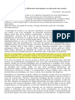 História Das Diferentes Abordagens Na Educação de Surdos