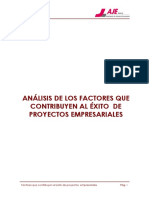 Análisis de Los Factores Que Contribuyen Al Éxito de Proyectos