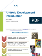 Lesson 1 Android Development: Victor Matos