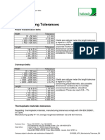 HITA Manufacturing Tolerances EN