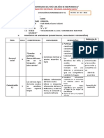 Situación de Aprendizaje #02-2021-6to Grado