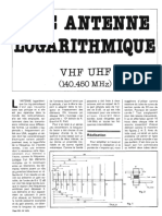 Antenne Logarithmique VHF Uhf