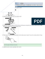 Adjustment of Pinion Height