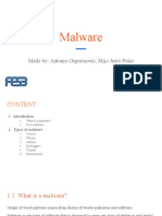 Malware: Made By: Antonio Grgurinović, Mijo Jurić-Pešić