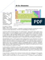 Tabla Periódica de Los Elementos