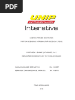 PRÁTICA DE ENSINO: INTRODUÇÃO Á DOCENCIA (PE:ID) Postagem 1e 2