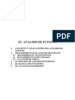 Analisis de Puestos