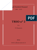 Hummel Trio For Clarinet No.2