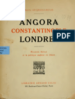 Angora Constantinople Londres Par Berthe Georges-Gaulis