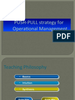 Push-Pull Strategy Operational Management