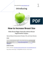 How To Increase Breast Size