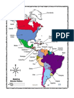 Listado Con Los Países y Capitales de América