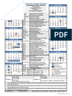 2016-2017 School Calendar: Chesapeake Public Schools