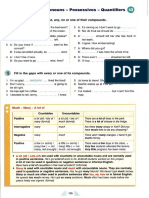 Compounds and Quantifiers Exercises