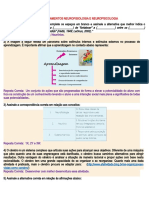 Prova - Fundamentos Neurofisiologia e Neuropsicologia