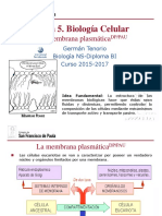 GTP T5.células 3 Parte Membrana Plasmática 2015-17