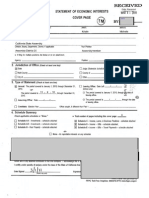 Received: Statement of Economic Interests Cover Page