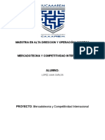 Proyecto Final Mercadotecnia YCompetitivdad Intl