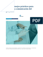 Los 15 Consejos Prácticos para Mejorar La Comunicación Del Proyecto