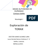 Exploración de Torax (AP. Respiratorio)