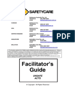 Facilitator's Guide: Unsafe Acts