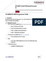 VA10800/VA10820 ARM Cortex - M0 Based Processor Programmers Guide