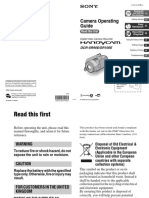 Camera Operating Guide: DCR-SR90E/SR100E