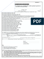 Caste Certificate Format