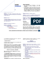 Codal Breakdown Revised Rules On Evidence 2