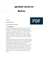 La Seguridad Social en Bolivia Capitulo 1