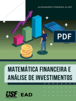 USF EAD Matemática Financeira e Análise de Investimentos Completo